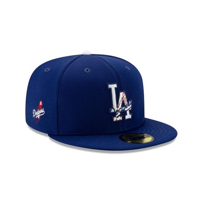 Los Angeles Dodgers Gorra | New Era MLB 2021 Spring Training 59fifty Fitted Cap Mexico - Azules